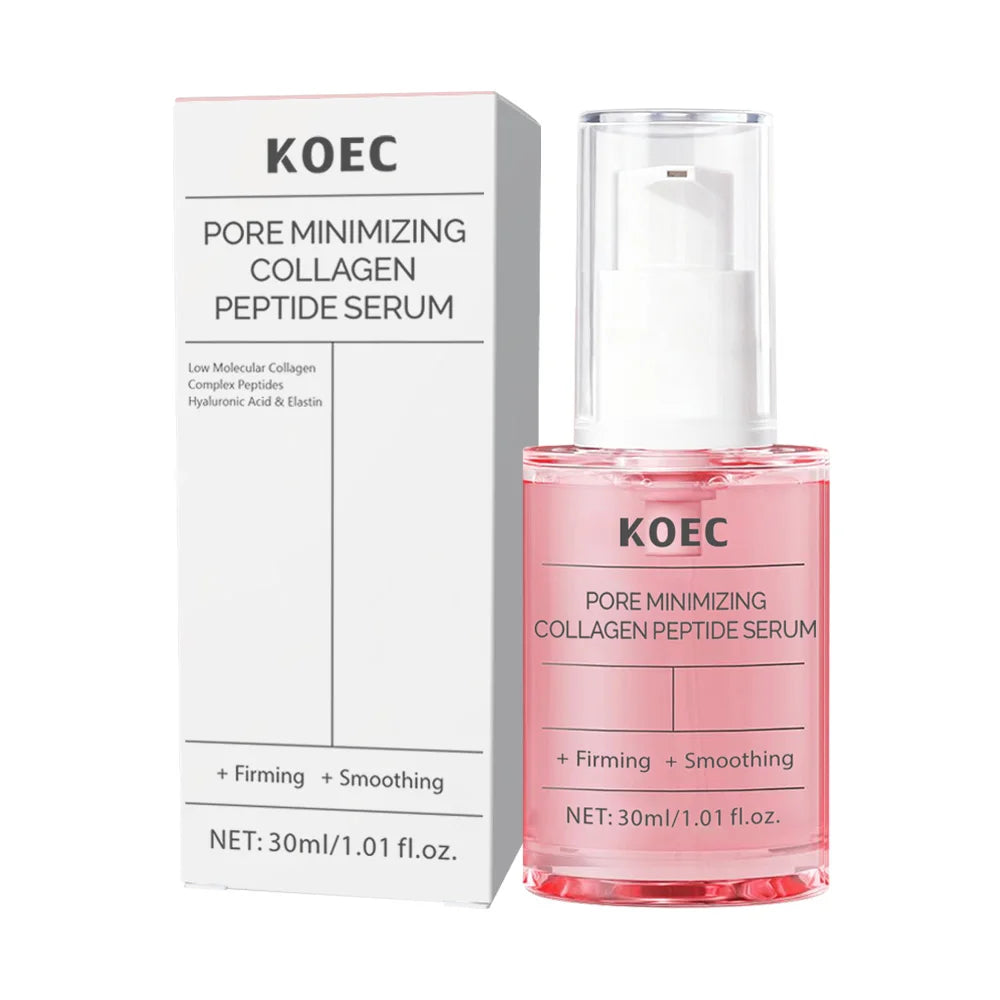 KOEC Minimizing Collagen Peptide Serum Ampoule Collagen Serum for Face Hydrating  Anti-aging Skin Care Private Label OEM