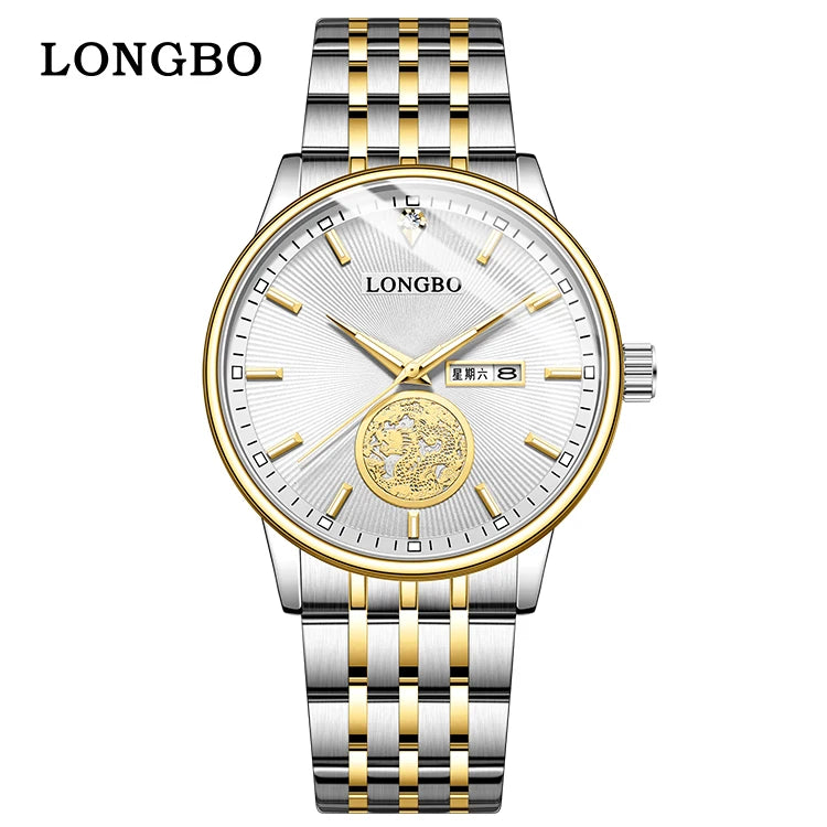 Wholesale Made in Prc Men Sport Watch Design Wholesale Waterproof Diamond Quartz Luxury Gold Watch Calendar Dial Display Minim