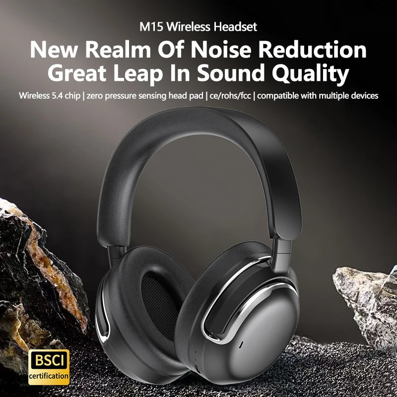 Over Ear ANC Noise Reduction Headphone with Fashionable Appearance Headset Provide OEM ODM