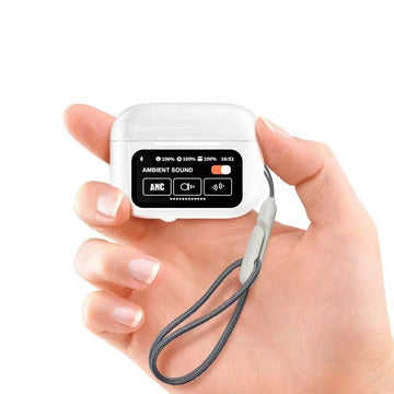 48 Hours Fast Ship A9Pro  Earbuds with ANC Noise Cancelling ENC Smart Screen LCD Earphone 5.4 Compatible with A9pro Chips