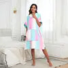 Luxury Brand Ladies Lounge Wear Wearable Blanket Fuzzy Blanket Sleep Wear Cute Winter Pajamas