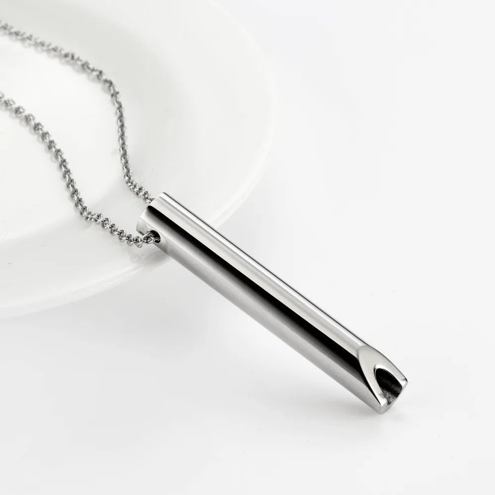 Anti-Anxiety Jewelry Breathing Necklace for Breathwork Anxiety Breathing Tool Stress Relief Anxiety Necklace for Women Men Baby