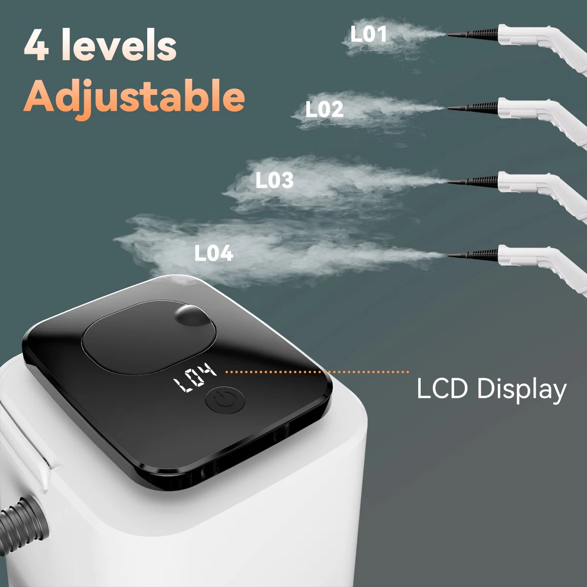 Kitchen Gadgets Handheld 5 in 1 Steam Cleaner Powerful Pressurized Multipurpose Steam Cleaning Machine for House Carpet