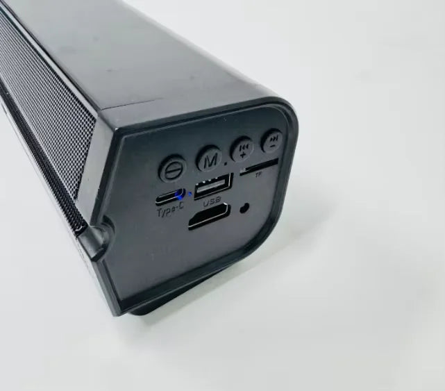 TV Soundbar with BT 5.3 Remote Wireless Speaker USB Desktop Laptop PC Gaming RGB Light Stereo Sound Sound Bar Subwoofer