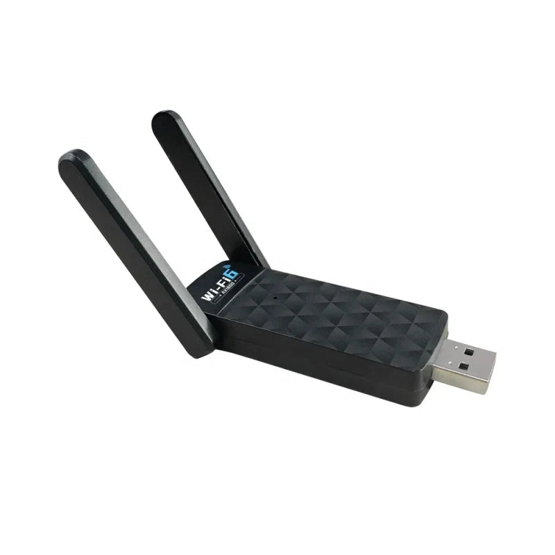 Wifi 6 AX1800Mbps Wireless Network Cards Blue Tooth 5.3 Dual Band Usb Wifi Adapter for Desktop Laptop PC