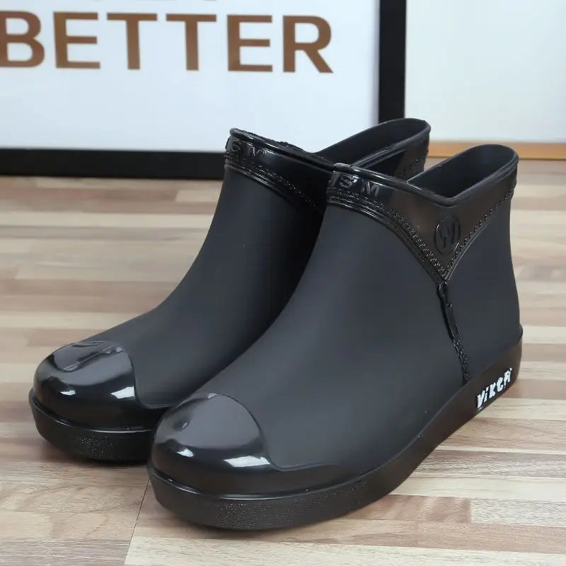Women Waterproof Anti Slip Knee Rain Boots Fashion Style Wholesale Rubber Shoes