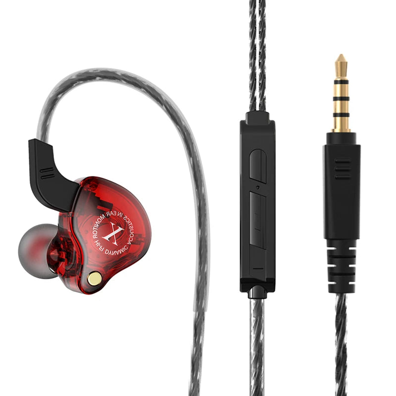 Hifi Wired Earphone Bass Headphones Noise Reduction Sport Earphones 3.5mm Wired Gaming Headset for Redmi Note 8 Umidigi A5  Pro