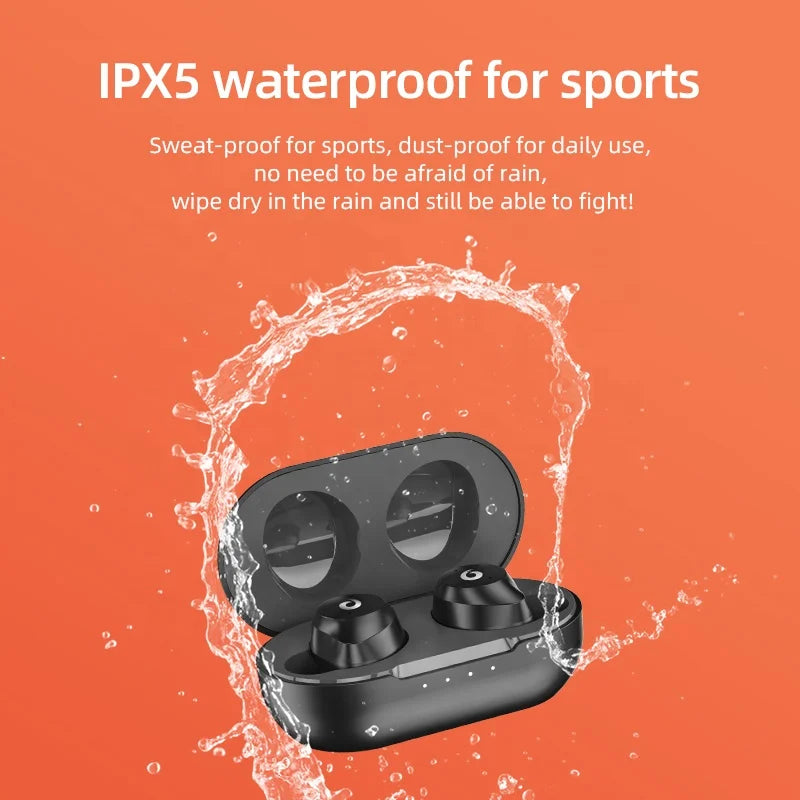 Consumer Electronics Waterproof IPX5 Headphones Mini Wireless Bluetooth Earbuds Earphone