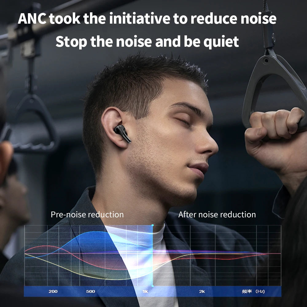 48 Hours Fast Ship A9Pro  Earbuds with ANC Noise Cancelling ENC Smart Screen LCD Earphone 5.4 Compatible with A9pro Chips