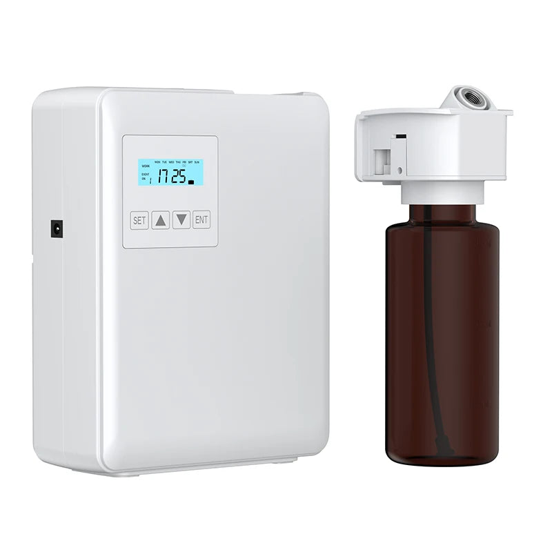 Contemporary White P02 Oil Diffuser Lockable Waterless Plastic Air Aroma Fragrance Scents for Hotel Minimal Noise CE Certified