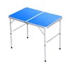 HISPEED Outdoor Dining Foldable Aluminum Camping Table Folding 35cm/70cm Height Folding Picnic Table