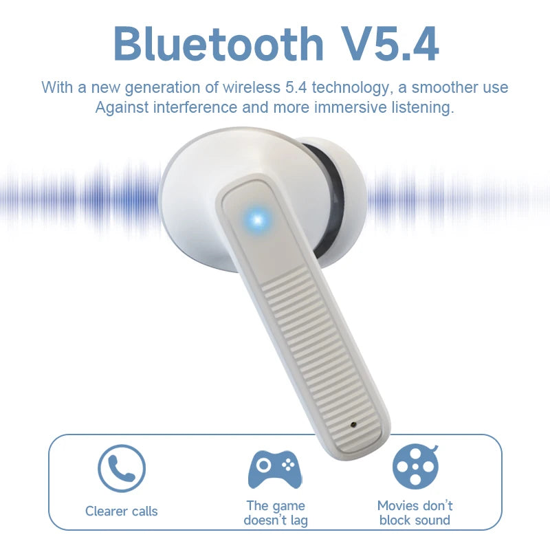 T17 Waterproof IPX5 Comfortable Wear ENC TWS Sports Earphones Gaming Headsets Noise Cancellation Bluetooth Earphones