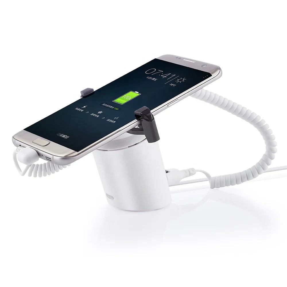 Mobile Phone Display Anti Theft Stand for Smartphone Standalone Security Device With Alarm and Rechargeable