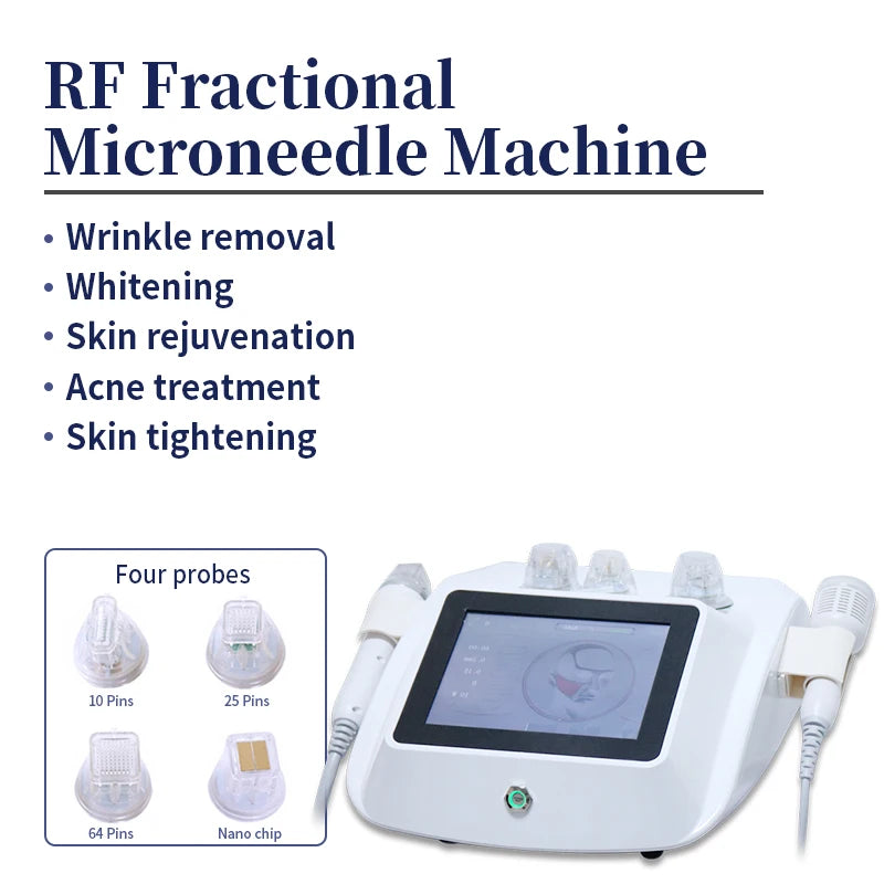 2026 New Gold Plated Needle Skin Tightener Anti-Aging Scar Removal Wrinkle Acne Reducer Pore Minimizer for Face Body Smooth Skin