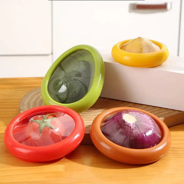 Transparent Film Sealed 1L Lunch Box Plastic Lid Semi-Refrigerated Storage for Vegetables Onions Cut Fruit Vegetable Storage