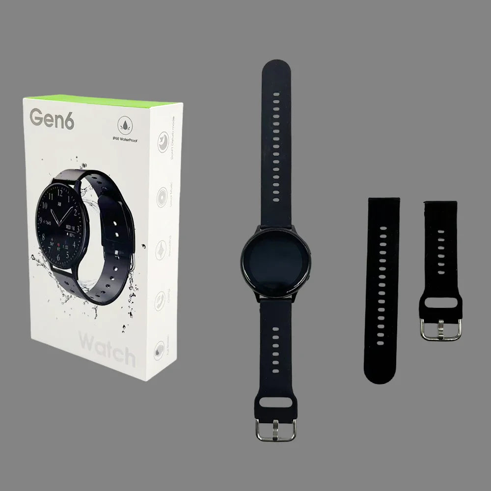 2025 Relojes Inteligentes Bracelet Smart Watches Set for Men and Women Waterproof Smartwatch GEN6