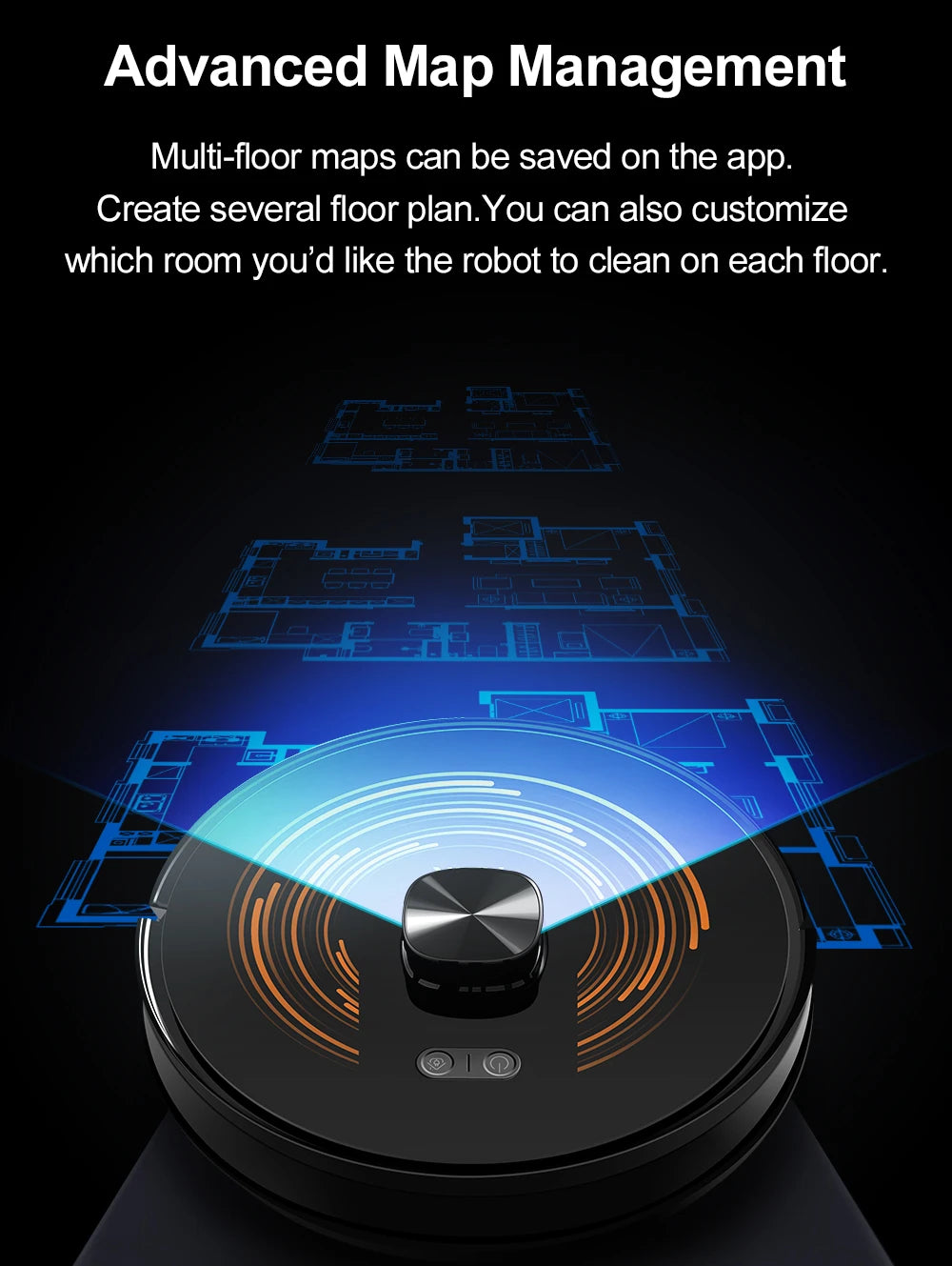 New Arrival Home Robot Vacuum Cleaner  and Dust Collector Bin Self Empty Vacuum Cleaner
