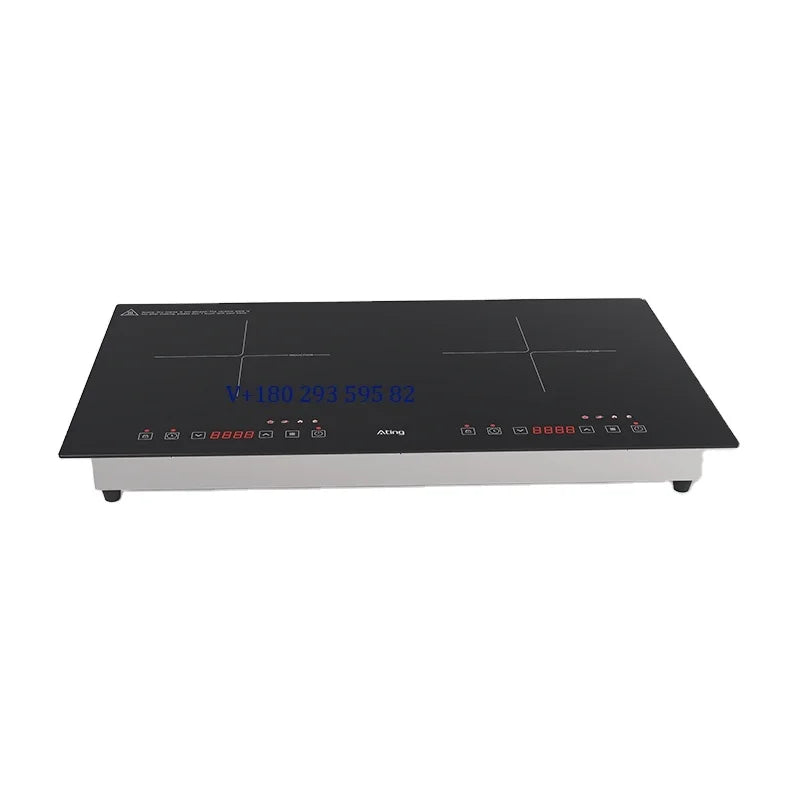 Kitchen Appliances Ceramic Glass 2 Burners Built-In and Ceramic Hob and Induction Stove Multi-Function