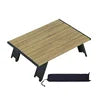 Ultralight Roll up Mini Aluminum Camp Picnic Table Foldable for Outdoor Hiking Camping Metal Table