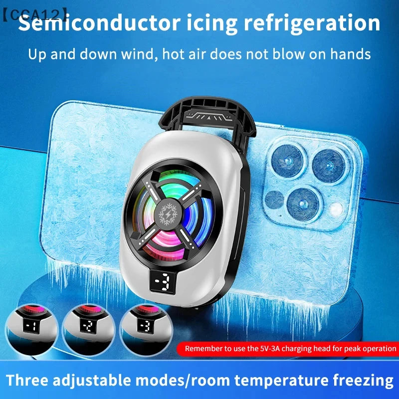 Portable Phone Stand Smart Cooler Adjustable Cooler Game Compatible with All Mobile Phones a Powerful Heat Dissipation Device