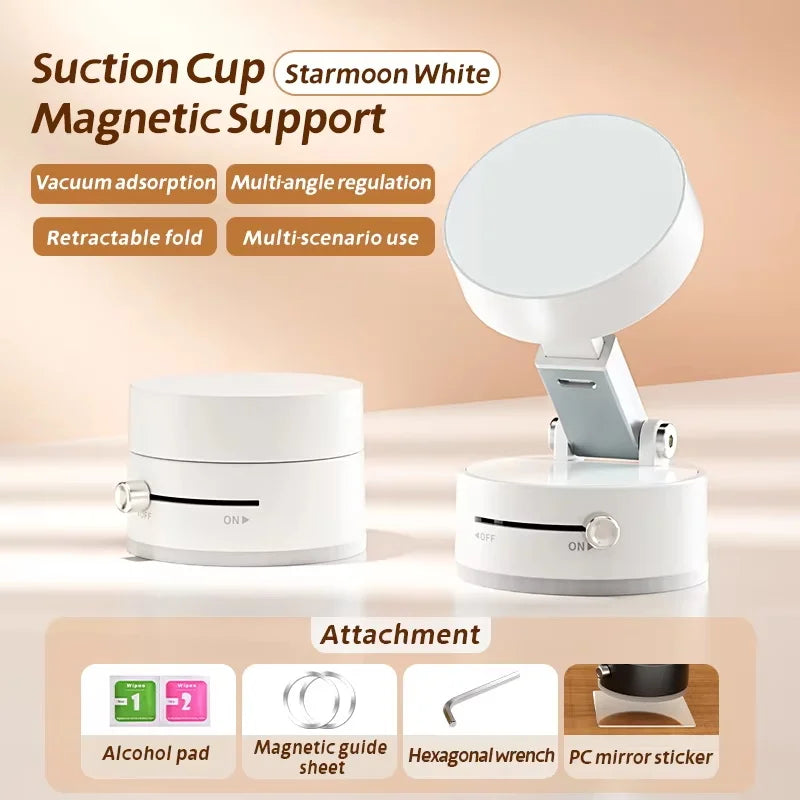 High Strength Magnetic Vacuum Suction Adjustable Car Office Mounting Bracket for Multiple Devices Mobile Phone Desk Holder A2