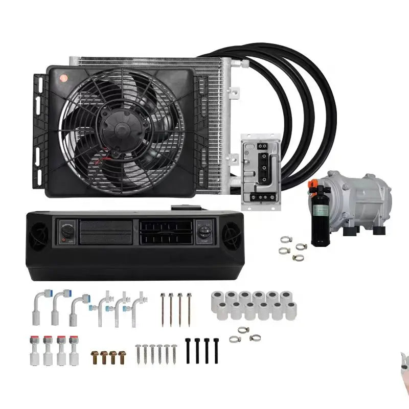 Car air Conditioning Split air Conditioners for Van Tractor Cab air Conditioning Unit Electric Ac for Truck Electric 12v/24v