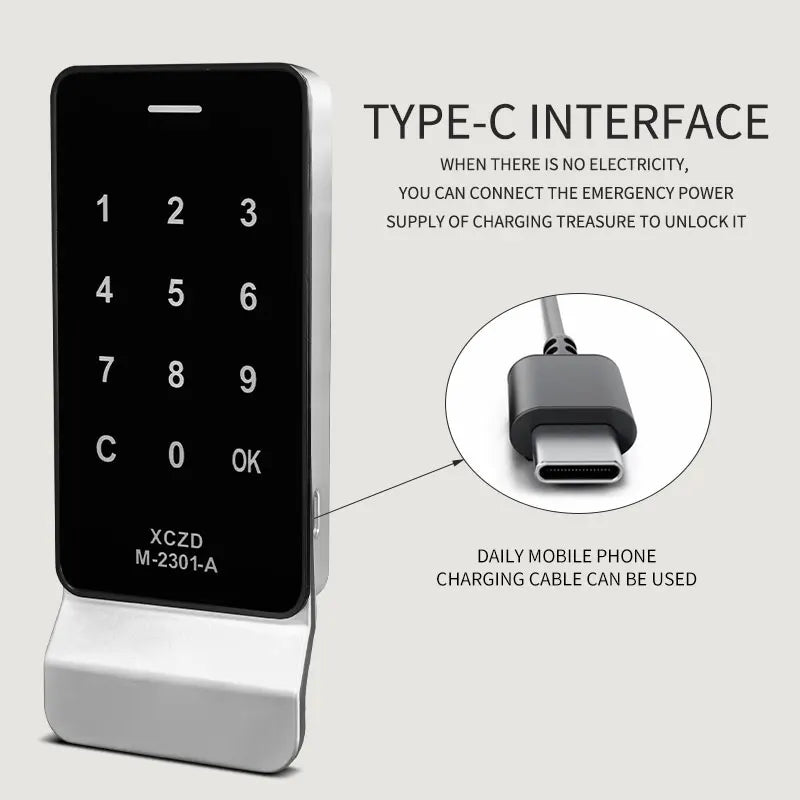 Gym Popular Locker Lock Electronic Cabinet Lock Digital Cabinet Intelligent  Keyless Digital Lock