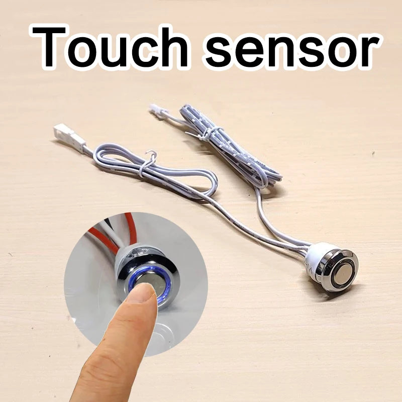 DC 5V-24V Touch Sensor Dimmer Switch for LED Strip Lights Stepless Brightness Control 12V/24V Rated Capacitive Type