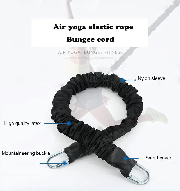 Premium Heavy Bungee Fitness Cord Elastic Rope Suspension Workout Bands Home Gym Exercise Resistance Cord