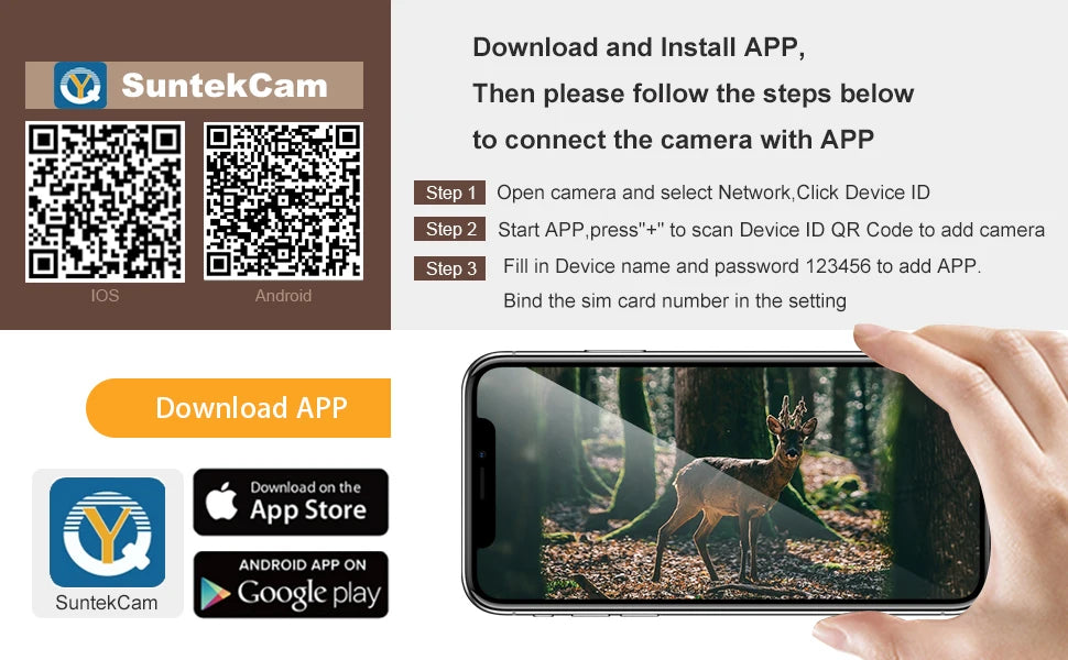 4K 30fps Trail Camera with APP Control Cloud Service 4G 30MP Live Stream Night Vision Wild Hunting Photo Trap HC910PRO