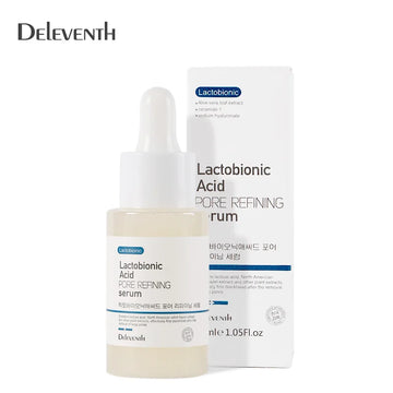 Wholesale Natural Lactobionic Acid Face Serum Minimize Pores Shrink Pore Firming Skin Reduce Fine Lines Facial Liquid