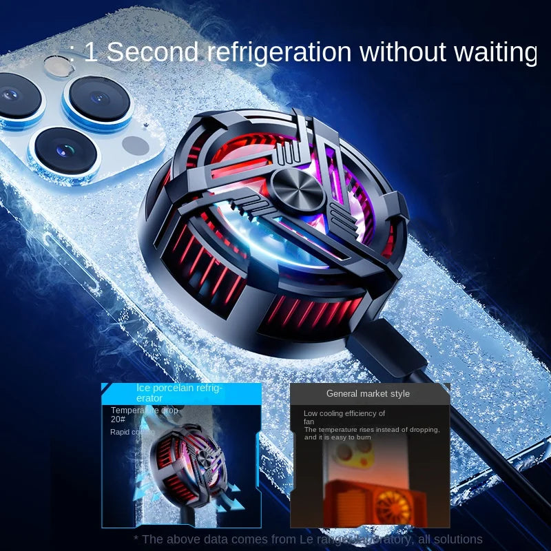 New AL02 Mobile Phone Icing Radiator Semiconductor Magnetic Cooler with Anchor Product Category Mobile Phone Holders