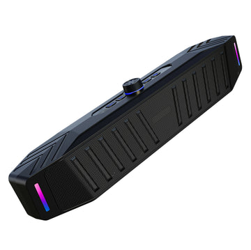 Most Popular in 2024 LED Light  Sound Bar 20W Power  Party Wireless Soundbar PC TV Blue Tooth Speaker