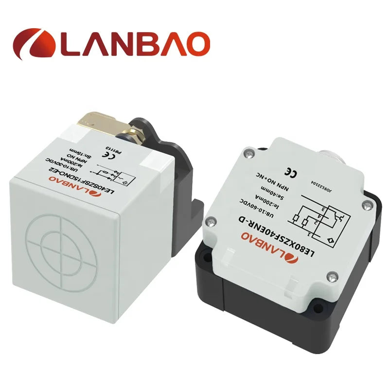 Lanbao NPN PNP 4 Wires DC 10-30V M12 Auto Inductive Proximity Sensor With CE UL Certification