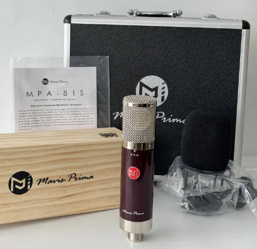 BAIFEILI V81S Professional Portable XLR Studio Condenser Microphone Desktop Stage Instrumental Mic for  Karaoke and Podcast