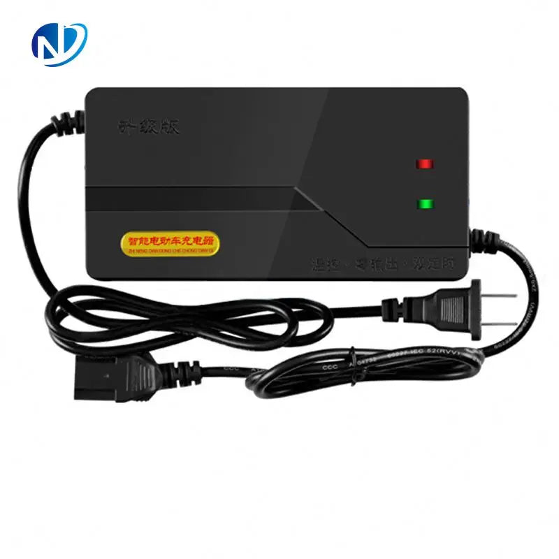 New 60V20AH Electric Bike Charger 48v Solar Charger Six-Stop Smart Lights 8A Output Scooters Cars E-Bikes 120W Power UK AU EU US