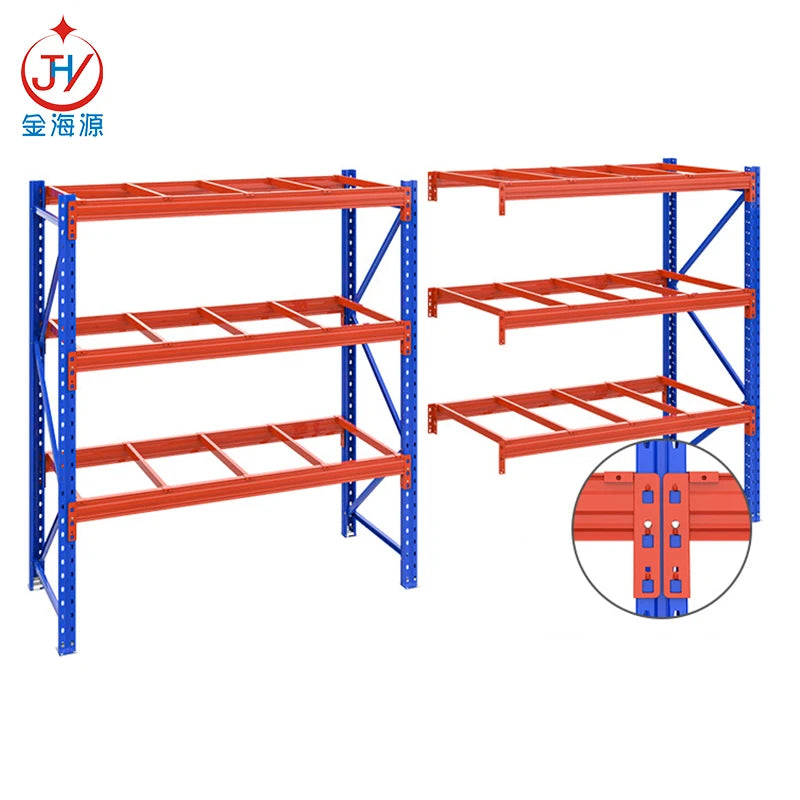 Durable Steel Racking Systems Metal Shelves for Safe and Organized Pallet Metal Storage Rack in Industrial Spaces