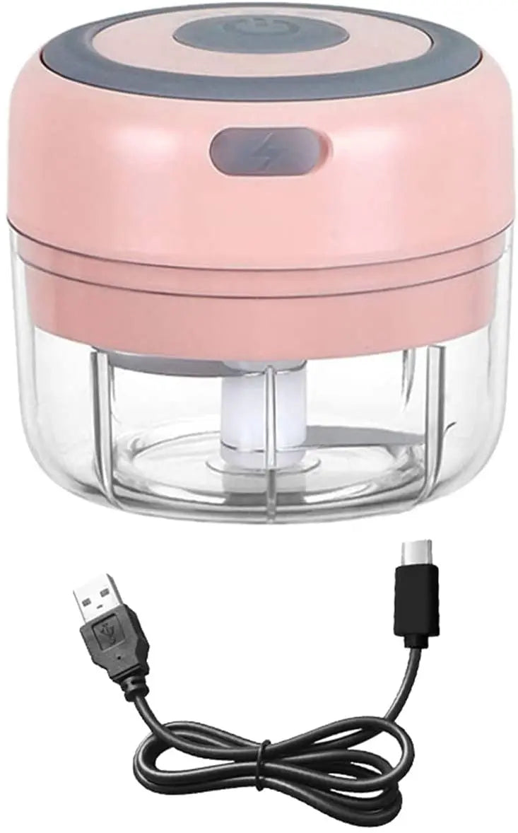 Dropshipping USB Garlic Cutter Mini Electric Garlic Masher Machine Kitchen Accessories Garlic Crusher Kitchen Blender Gadgets