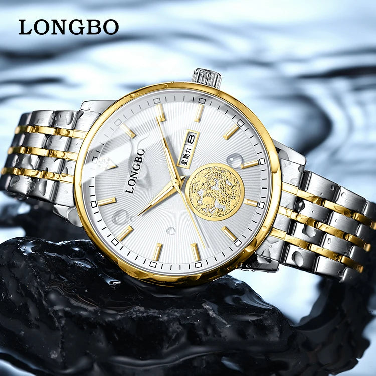 Wholesale Made in Prc Men Sport Watch Design Wholesale Waterproof Diamond Quartz Luxury Gold Watch Calendar Dial Display Minim