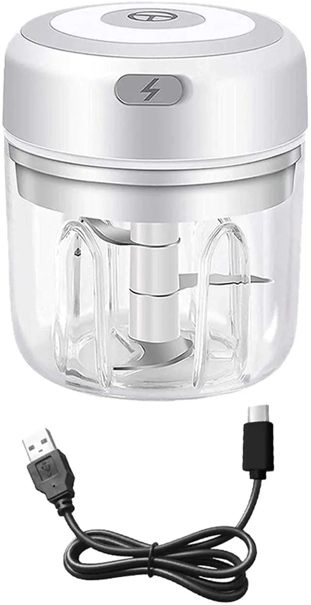 Dropshipping USB Garlic Cutter Mini Electric Garlic Masher Machine Kitchen Accessories Garlic Crusher Kitchen Blender Gadgets