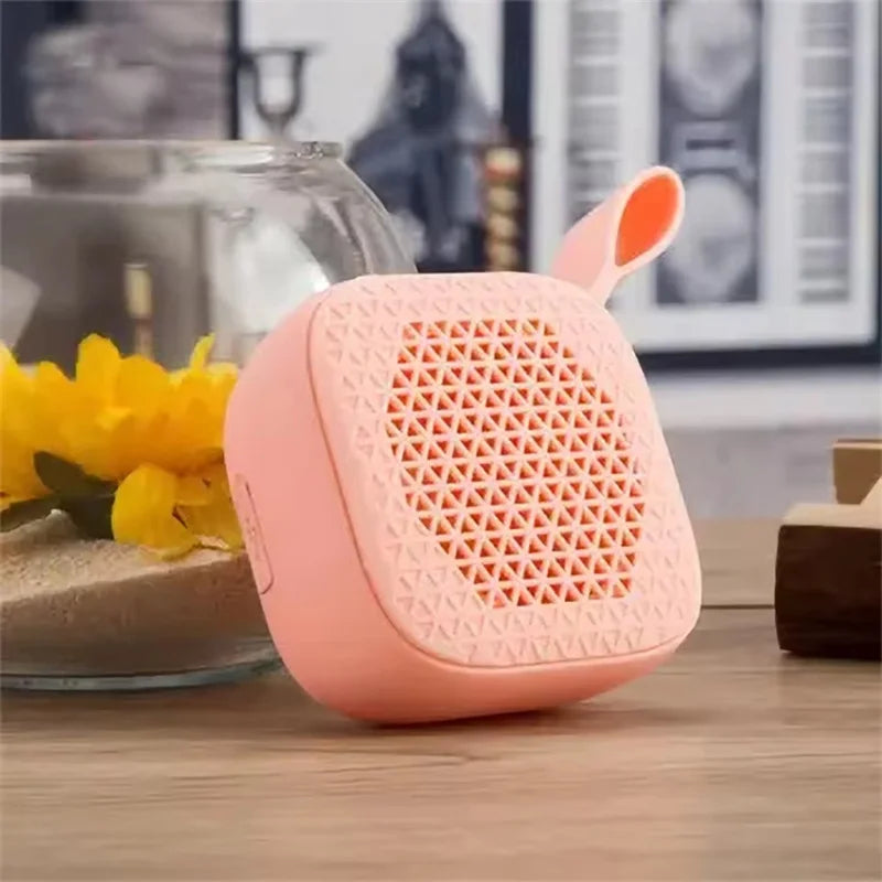 Manufacturer New Portable Handheld Speaker Glowing Colorful Wireless Speaker Design Lights Small Gift Promotional USB Gadget