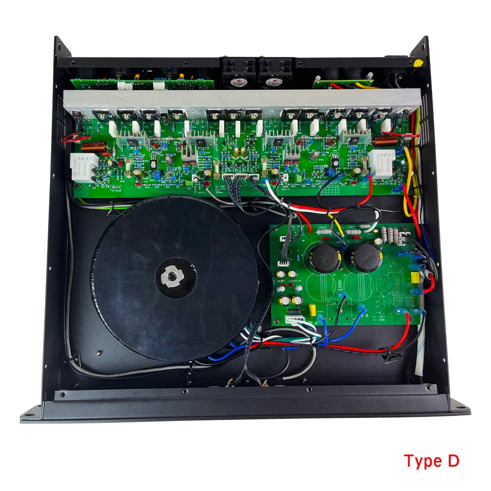 GAP-D2500 Latest Professional Active Amplifier 550W 2-Channels High Power 112dB SNR 30k Input Impedance Amazing Sound Karaoke
