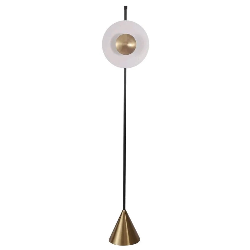 Nordic Minimalist Metal Floor Lamp H175cm Round Shade Living Room Bedroom Modern Luxury Hotel Industrial Chic Reading Lamp