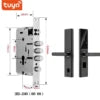 SAIJIA Smart Home Smart Electric Rim Lock With Tuya App Control Wifi Outdoor Gate Door Fingerprint Smart Lock