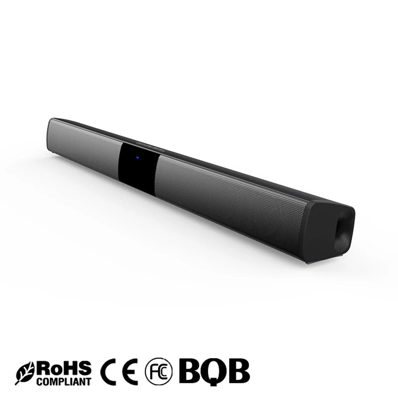 20W Wireless Bluetooth Soundbar Stereo Home Theater System with AUX TF FM Radio Support PC TV Surround Sound Bar BS28B