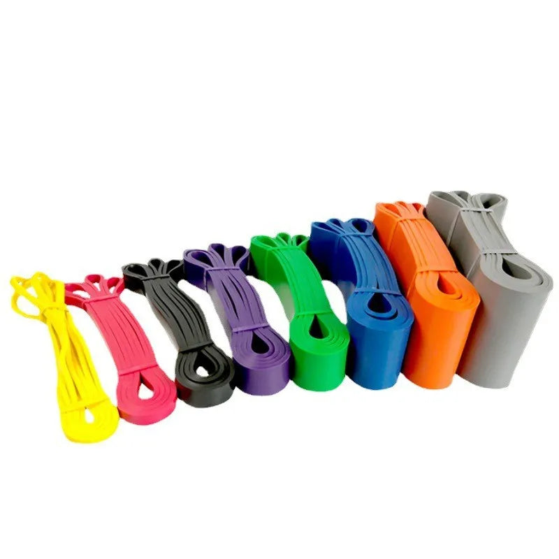Heavy Duty 5-Set Latex Resistance Band Pull Assistance Exercise Stretch Fitness Bands for Power Lift & Stretching
