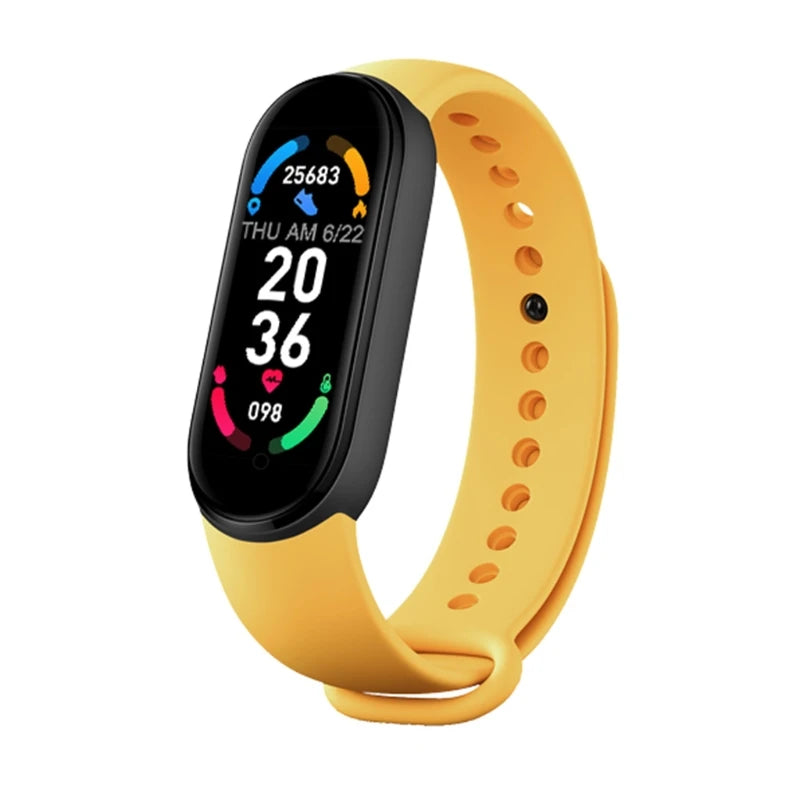 2022 Customized M6 Smart Strap Waterproof Sports Fitness Tracker Wrist M6 Bracelet Wearable Device Wristband Smart Watch