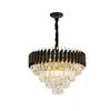 Hot Sale New Luxury Round Home Lighting Pendant Light Living Room Crystal Chandelier