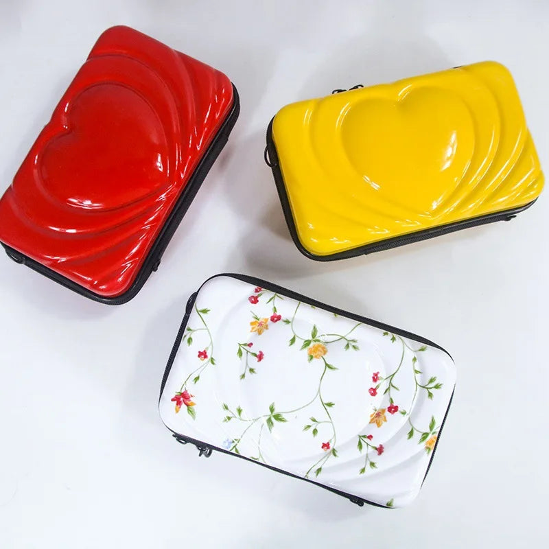 Wholesale Mini Carrying Shoulder Strap ABS PC Hard Shell Bag Portable Women Cosmetic Organizer Makeup Case