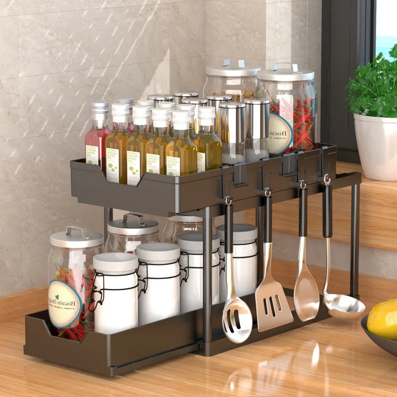 Kitchen Storage Racks Bathroom Shelf Kitchen Organizers and Storage Holders Racks Bathroom Shelf  2 Tier Storage Rack